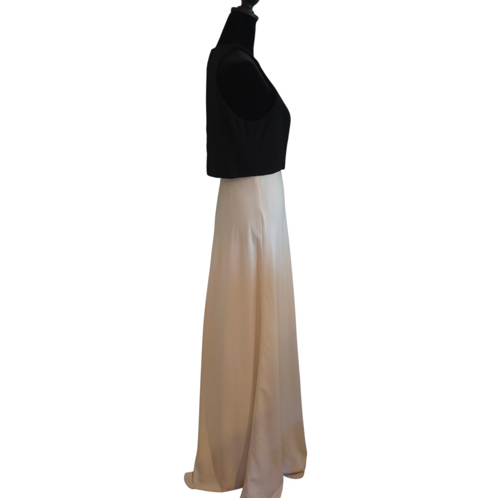 🖤Jill Stuart Black Halter Top Ivory Maxi Dress - Picture 5 of 16